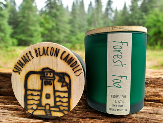 Forest Fog-9 oz.-green vessel-Coconut  Soy