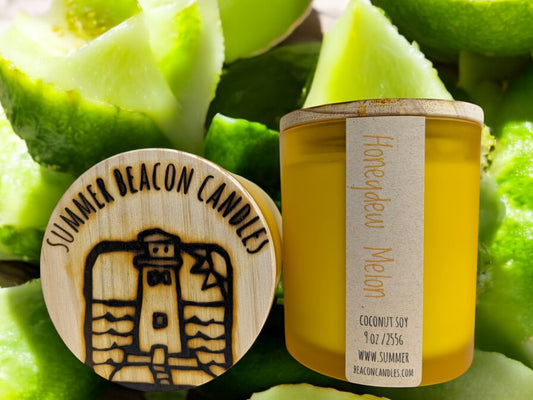 Honeydew Melon-9 oz.-yellow vessel- Coconut Soy
