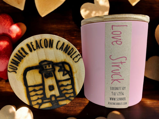 Love Struck 9 oz. Coconut Soy- Pink Vessel