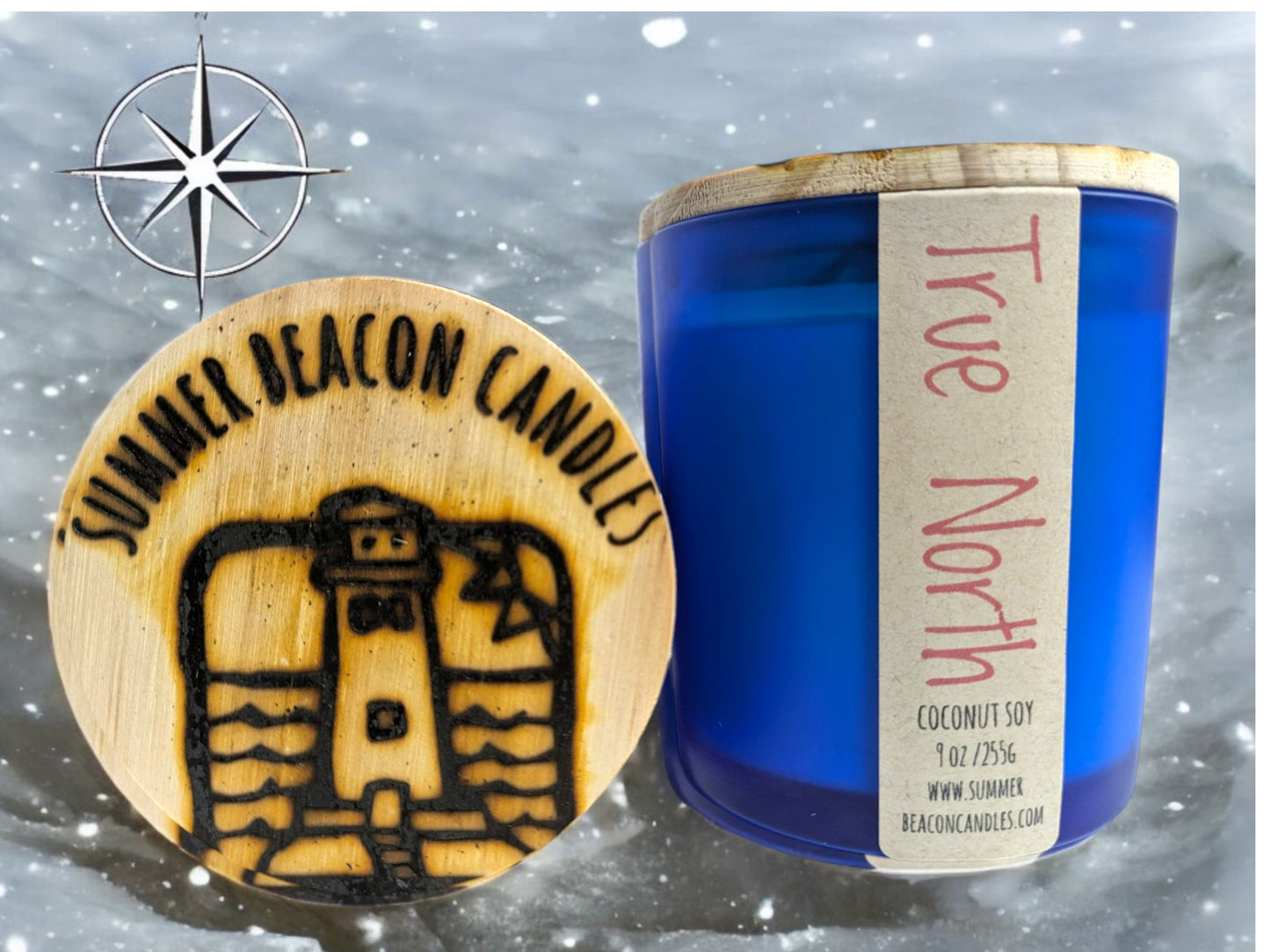 True North-9 oz.-blue vessel-Coconut Soy