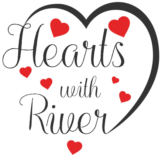 Hearts with River candle options